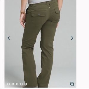 Prana Halle Outdoor Pants in Moss Green